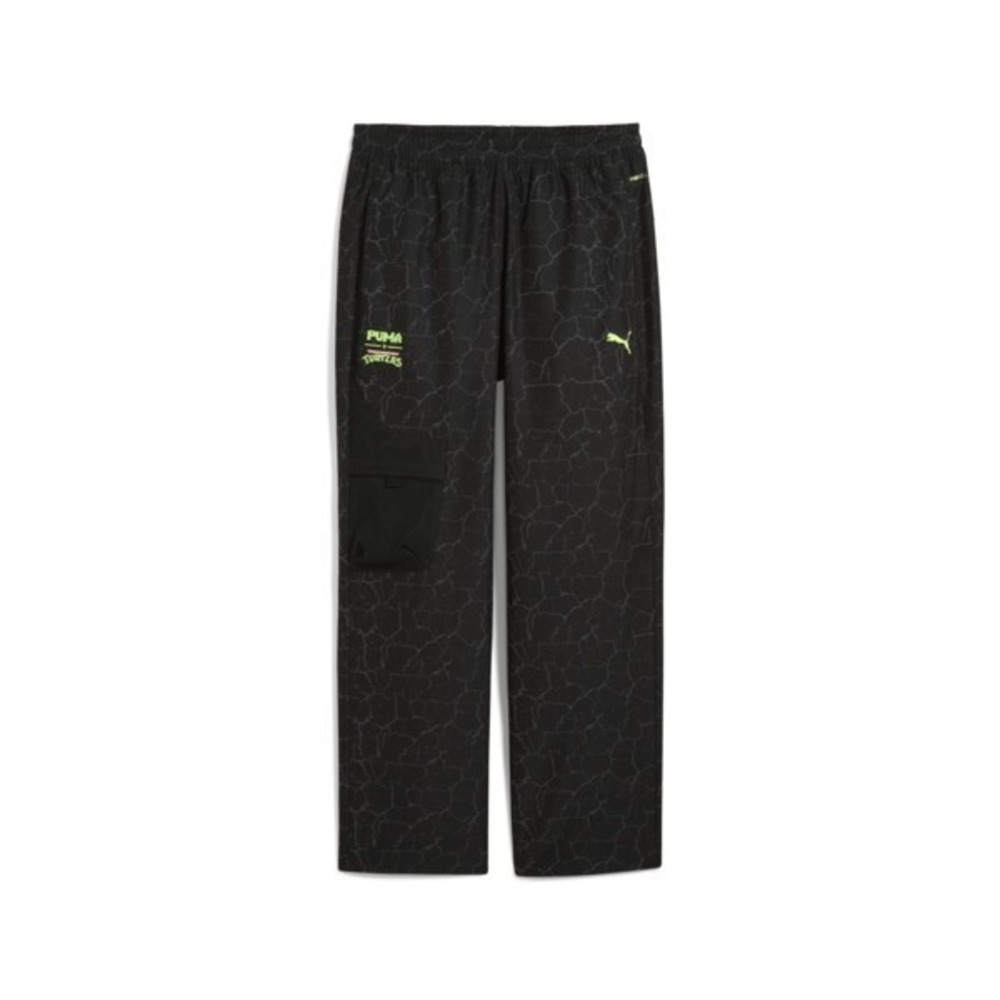 PUMA Pumatech TMNT Relaxed Cargo Pants 630103 01 Mens XL Black Recycled